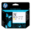 HP 72 (C9384A) printkop mat zwart en geel (Origineel) Inkten en toners
