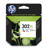 HP 302XL (F6U67AE) inktpatroon kleur hoge capaciteit (Origineel) 8 ml Inkten en toners