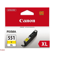 Canon CLI551Y XL cartouche d'encre jaune haute volume (Original) 11,5 ml 695 pag Encres et toners