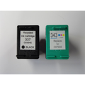 PromoPack: Compatible HP 337 noir + HP 343 couleur (Compatible) Encres et toners