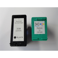 PromoPack: Compatible HP 339 noir + HP 343 couleur (Compatible) Encres et toners