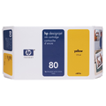 HP 80 (C4873A) cartouche d'encre jaune (Original) 192 ml Encres et toners