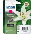 Epson T0593 cartouche d'encre magenta (Original) 13,9 ml Encres et toners