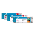 HP 91 (C9484A) cartouche d'encre magenta 3pak (Original) 3 x 775 ml Encres et toners