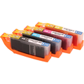 Canon CLI581 XXL PromoPack Set: 1x4 couleurs CMYK (Compatible) Encres et toners