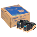 Epson S050608 toner cyan pack de 2 (Original) Encres et toners