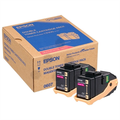 Epson S050607 toner magenta pack de 2 (Original) Encres et toners