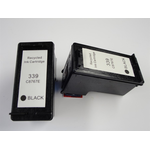 Compatible HP DuoPack: 2x HP 339 inktpatroon zwart XL (Huismerk) Inkten en toners