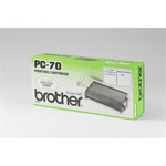 Brother PC70 printcassette met donorrol zwart (Origineel) 144 pag Inkten en toners