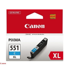 Canon CLI551C XL inktpatroon cyaan, hoge capaciteit (Origineel) 11,5 ml 695 pag Inkten en toners