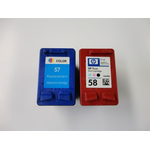 PromoPack: Compatible HP 57 couleur + HP 58 photo (Marque Distributeur) Encres et toners