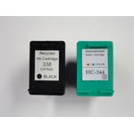 PromoPack: Compatible HP 338 noir + HP 344 couleur (Marque Distributeur) Encres et toners