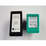 PromoPack: Compatible HP 339 noir + HP 344 couleur (Marque Distributeur) Encres et toners