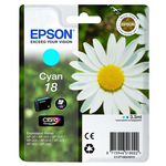 Epson 18 (T1802) inktpatroon cyaan (Origineel) 3,4 ml 180 pag Inkten en toners