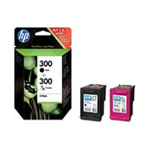 HP 300 (CN637EE) pack de 2 noir et couleur (Original) Encres et toners
