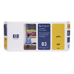 HP 83 (C4963A) UV printkop geel met printkopreiniger (Origineel) 706 ml Inkten en toners