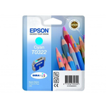 Epson T0322 inktpatroon cyaan (Origineel) 17,3 ml 420 pag Inkten en toners