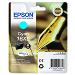Epson 16XL (T1632) inktpatroon cyaan, hoge capaciteit (Origineel) 7 ml 450 pag Inkten en toners