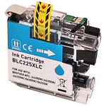Brother LC225XLC inktpatroon cyaan hoge capaciteit (Huismerk) 13 ml Inkten en toners