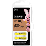 Duracell hoortoestelbatterijen DA10, blister van 6 stuks Batterijen en zaklampen