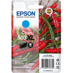 Epson 503XL inktpatroon cyaan hoge capaciteit (Origineel) Inkten en toners