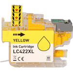 Brother LC422XLY inktcartridge geel hoge capaciteit (Huismerk) 19 ml Inkten en toners