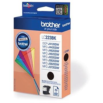 Brother LC223BK inktpatroon zwart (Origineel) 550 pag Inkten en toners