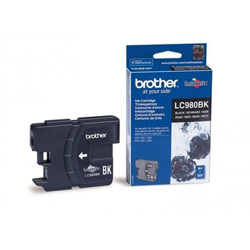 Brother LC980BK inktpatroon zwart (Origineel) 8,8 ml 300 pag Inkten en toners