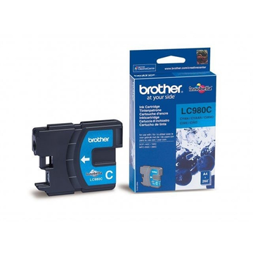 Brother LC980C inktpatroon cyaan (Origineel) 5 ml 260 pag Inkten en toners