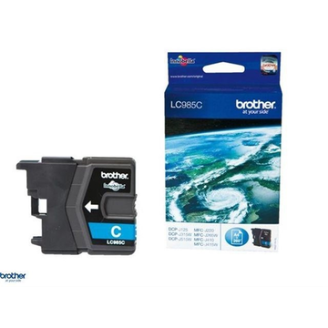 Brother LC985C inktpatroon cyaan (Origineel) 4,9 ml 260 pag Inkten en toners