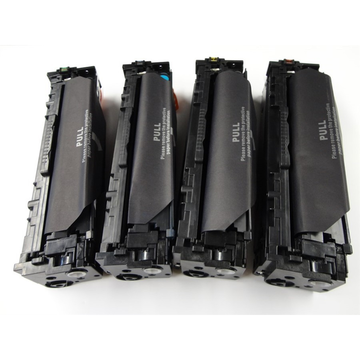 Compatible HP 131X/131A PromoPack: Set: CF210X, CF211A, CF212A, CF213A: 1x4 couleurs CMYK (Compatible) Encres et toners