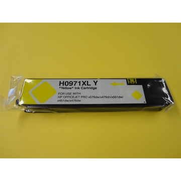 Compatible HP 971XL (CN628AE) cartouche d'encre jaune haute volume (Compatible) 113 ml Encres et toners