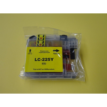 Brother LC225XLY inktpatroon geel hoge capaciteit (Huismerk) 13 ml Inkten en toners