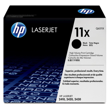 HP 11X (Q6511X) toner noir (Original) haute volume 12000 pages Encres et toners