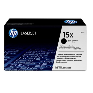 HP 15X (C7115X) toner noir haute volume (Original) 3500 pages Encres et toners