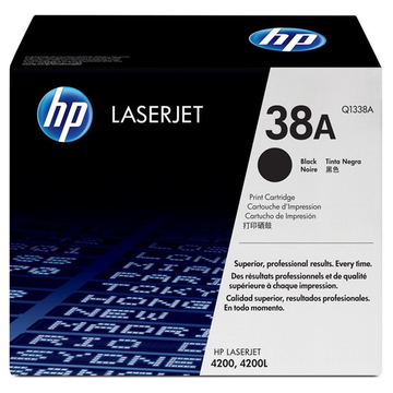 HP 38A (Q1338A) toner noir (Original) 12000 pages Encres et toners