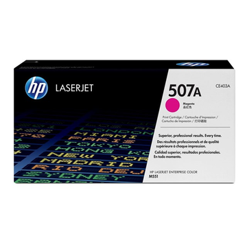 HP 507A (CE403A) toner magenta (Original) 6000 pages Encres et toners