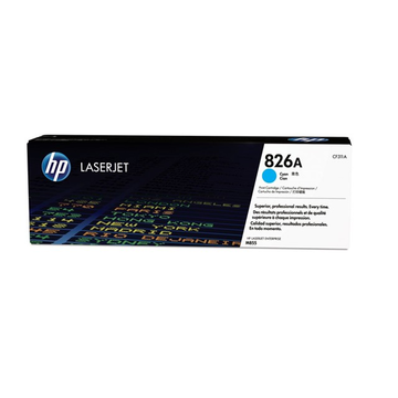 HP 826A (CF311A) toner cyan (Original) 31500 pages Encres et toners