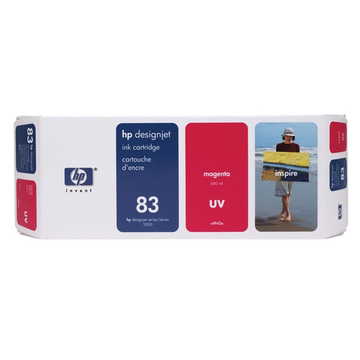 HP 83 (C4942A) UV cartouche d'encre magenta (Original) 706 ml Encres et toners