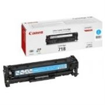 Canon 718 C toner cyan (Original) 2900 pages Encres et toners