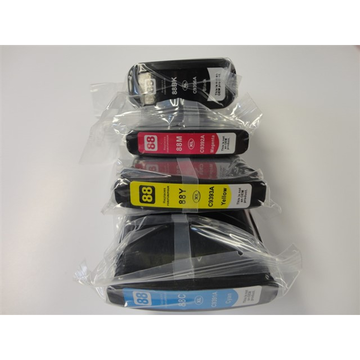Compatible HP 88XL PromoPack: 1x4 kleuren CMYK inktpatronen (Huismerk) Inkten en toners