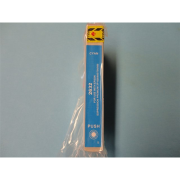 Epson 26XL (T2632) cartouche d'encre cyan haute volume (Compatible) 14,6 ml Encres et toners
