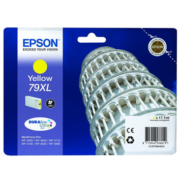 Epson 79XL (T7904) cartouche d'encre jaune haute volume (Original) 171 ml 2000 pages Encres et toners