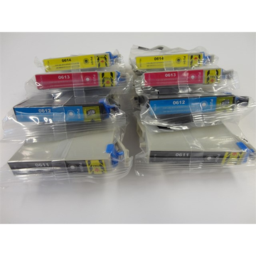 Epson DuoPack: 2xT0611 + 2xT0612 + 2xT0613 + 2xT0614 (Compatible) Encres et toners