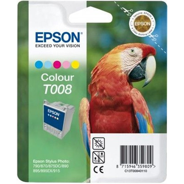 Epson T008 cartouche d'encre couleur (Original) 50,5 ml 220 pages Encres et toners