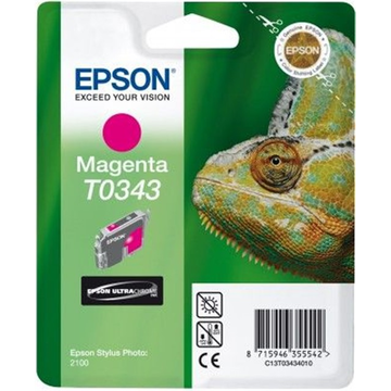 Epson T0343 cartouche d'encre magenta (Original) 17,5 ml 440 pages Encres et toners