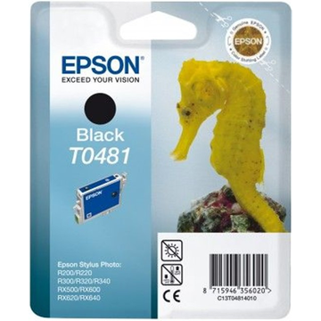 Epson T0481 cartouche d'encre noir (Original) 13,9 ml 630 pages Encres et toners