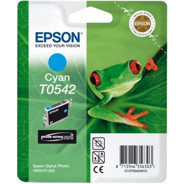 Epson T0542 cartouche d'encre cyan (Original) 13,9 ml 400 pages Encres et toners