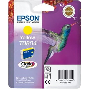 Epson T0804 cartouche d'encre jaune (Original) 7,8 ml 520 pages Encres et toners