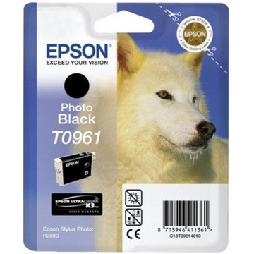 Epson T0961 cartouche d'encre noir (Original) 11,7 ml Encres et toners